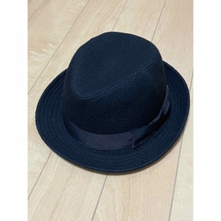 カシラ(CA4LA)のカシラ ca4la ブラック ウールハット帽 Lサイズ(ハット)