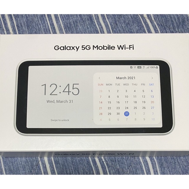 SAMSUNG(サムスン)のGalaxy 5G Mobile Wi-Fi スマホ/家電/カメラのスマートフォン/携帯電話(その他)の商品写真