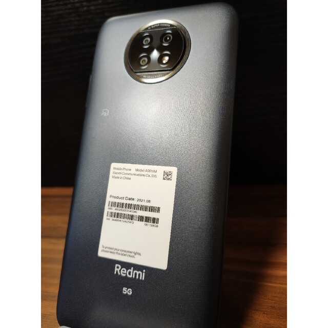 美品！Redmi Note 9T ブラック 128GB SIMフリーの通販 by あおい｜ラクマ