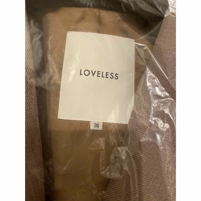 LOVELESS(ラブレス)の新品 LOVELESS モカセミピーク コンケープドジャケット レディースのジャケット/アウター(テーラードジャケット)の商品写真