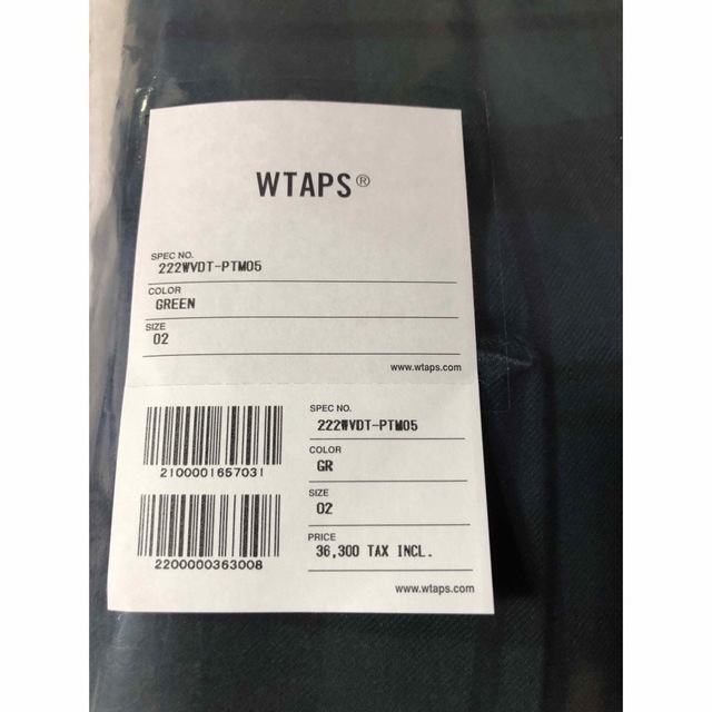 W)taps(ダブルタップス)のWTAPS JUNGLE COUNTRY TROUSERS COTTON. メンズのパンツ(ワークパンツ/カーゴパンツ)の商品写真