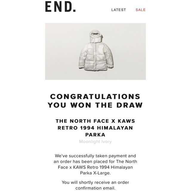 KAWS(カウズ)×THE NORTH FACE(ザ・ノース・フェイス) ダウン