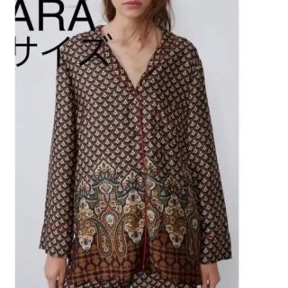 ザラ(ZARA)のZara 柄シャツ(シャツ/ブラウス(長袖/七分))