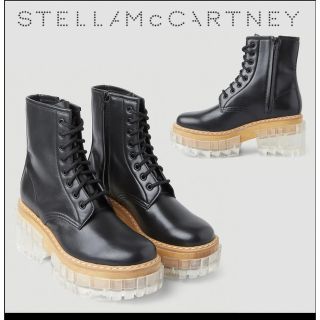 ステラマッカートニー(Stella McCartney)のステラマッカートニー　EMILIE クリアヒールブーツ(ブーツ)