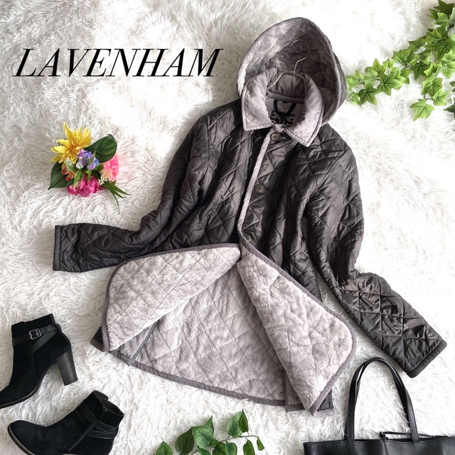 希少デザイン ラベンハム LAVENHAM  キルティングジャケット 34