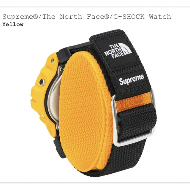 Supreme The North Face G-SHOCK イエロー