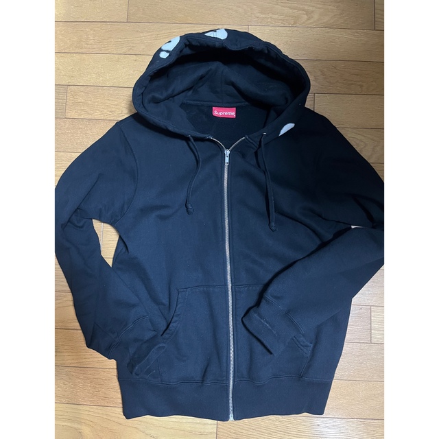 Supreme - キムタク 私物 Supreme Bone Zip Up Sweatshirt黒の通販 by