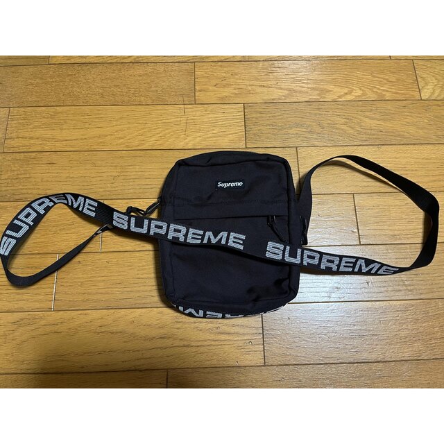 バッグsupreme 18ss shoulder bag 黒 シュプリーム バック