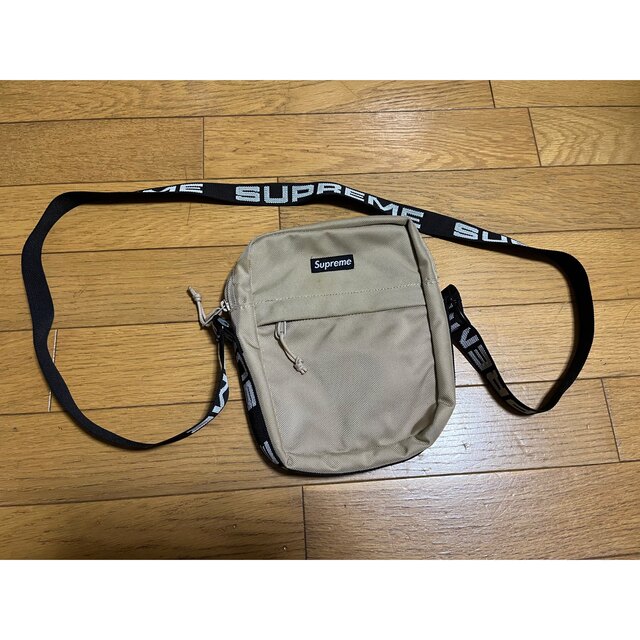 18ss Supreme Shoulder Bag tan