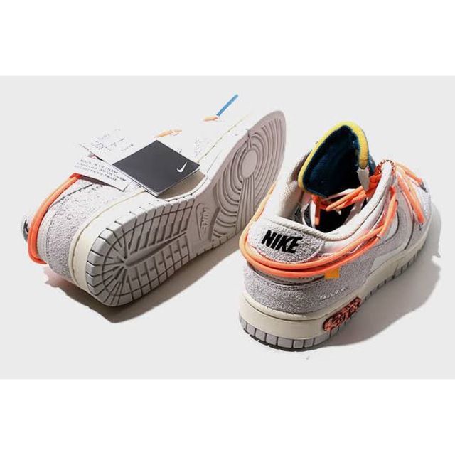【国内発送】 LOW DUNK NIKE × OFF-WHITE 1 "19" 50 OF スニーカー 【国内発送】 LOW DUNK NIKE × OFF-WHITE 1 "19" 50 OF スニーカー
