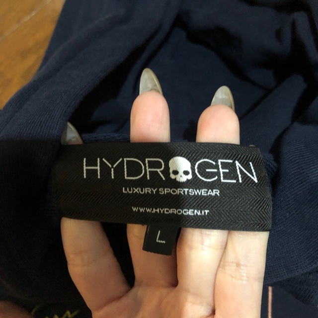 HYDROGEN(ハイドロゲン)のHYDROGENハイドロゲン/メンズパーカー/希少レア/L メンズのトップス(パーカー)の商品写真