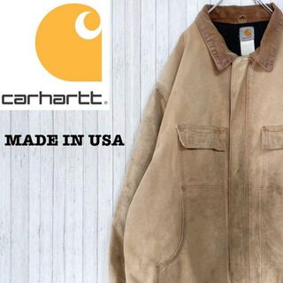 カーハート(carhartt)のカーハート　USA製　ダックジャケット　トラディショナル　ビッグシルエット　中綿(ブルゾン)