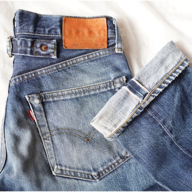 Levi's - 90s LEVI'S 702xx 復刻 廃盤 28 シンチバック bigE 赤 Levi's - 90s LEVI'S 702xx 復刻 廃盤 28 シンチバック bigE 赤