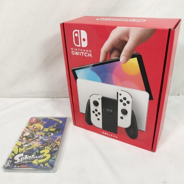 【新品】ニンテンドースイッチ 有機EL ホワイト スプラトゥーン3 セット