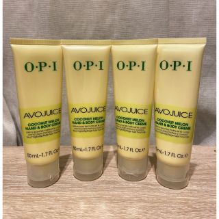 オーピーアイ(OPI)の新品  OPI  アボジュース 4セットハンド&ボディクリーム(ハンドクリーム)