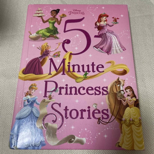 Disney(ディズニー)の 【美品】5minute princess stories ディズニープリンセス エンタメ/ホビーの本(洋書)の商品写真