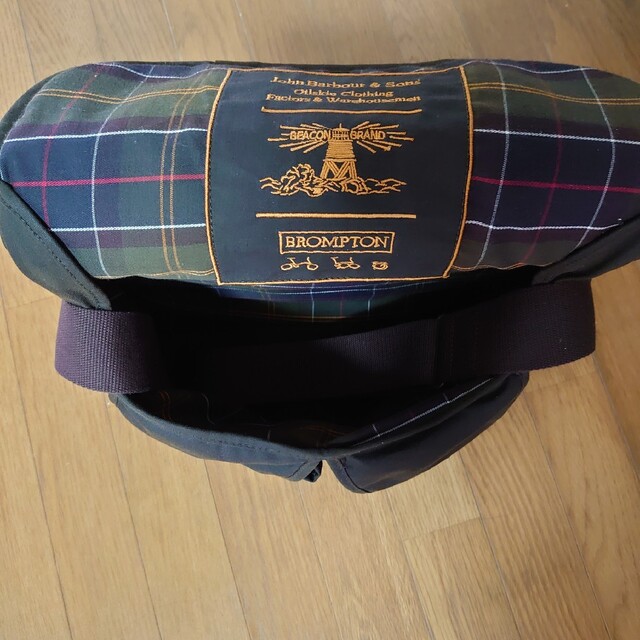 BROMPTON(ブロンプトン)のBrompton Tarras Bag Brompton×Barbour スポーツ/アウトドアの自転車(バッグ)の商品写真