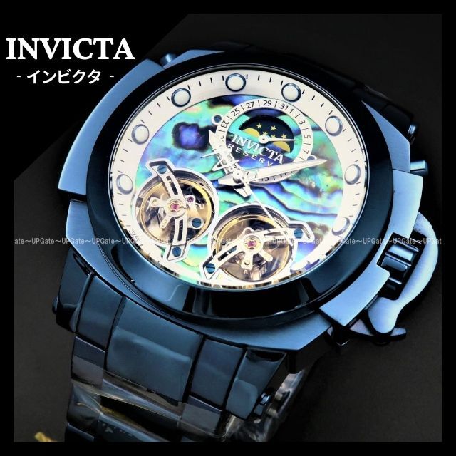 INVICTA - 高級自動巻☆ダブルオープンハート INVICTA Reserve 39577の