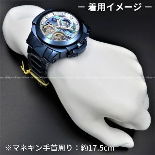 INVICTA - 高級自動巻☆ダブルオープンハート INVICTA Reserve 39577の