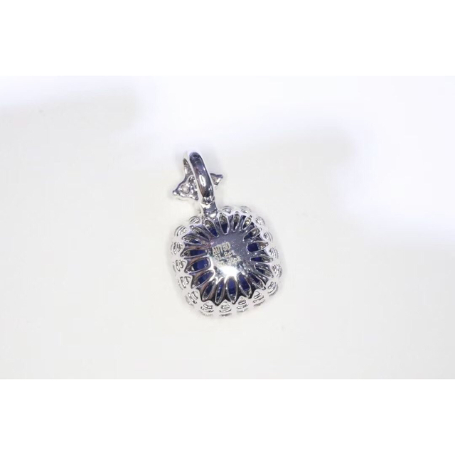 天然 ロイヤルブルーサファイア ダイヤ  ペンダントトップ1.8ct f 3