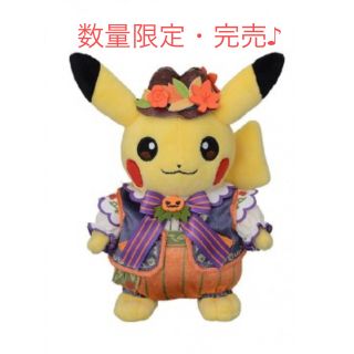 ポケモン(ポケモン)の【限定品】ポケモン　2022 ハロウィン　ピカチュウ　ぬいぐるみ(ぬいぐるみ)