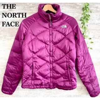 ザノースフェイス(THE NORTH FACE)のTHE NORTH FACE グースダウン　ジャケットS/Pサイズ　パープル(ダウンジャケット)