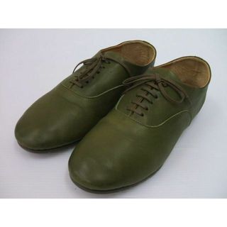 ショセ(chausser)のTRAVEL SHOES by chausser chausser Turnshoe 23.0 保存箱付 ドレスシューズ 2022AW ミドリ レディース ショセ【中古】2-1114G∞(その他)