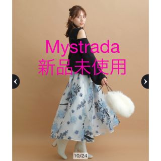 マイストラーダ(Mystrada)のMystrada タックジャガードスカート(ロングスカート)