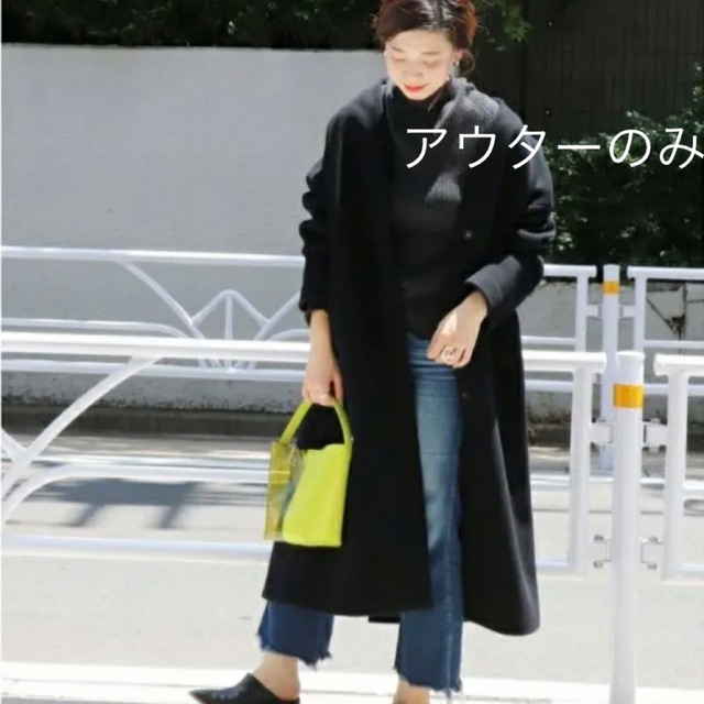 クリーニング済み Sサイズ ジャーナルスタンダード ネイビー Vネック