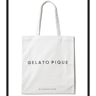 gelato pique - 新品☆未使用 ジェラートピケ トートバッグ 鞄 白 ホワイト