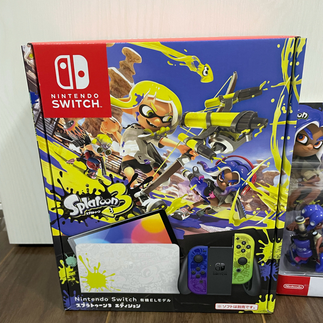 Nintendo Switch(ニンテンドースイッチ)の未開封 スプラトゥーン3  Switch本体 エンタメ/ホビーのゲームソフト/ゲーム機本体(家庭用ゲーム機本体)の商品写真