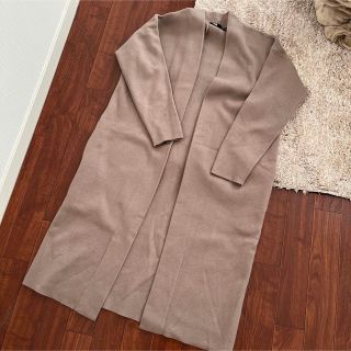 ユニクロ(UNIQLO)のスフレヤーンベルテッドニットコート(ニットコート)