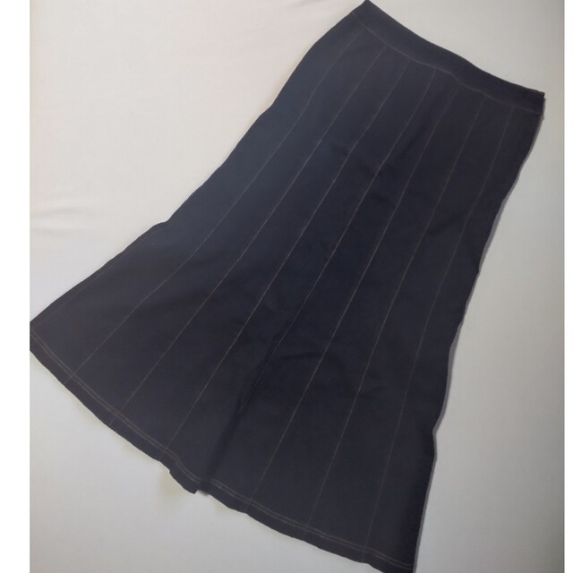 ヨシエイナバ　デニムロングスカート レディースのスカート(ロングスカート)の商品写真