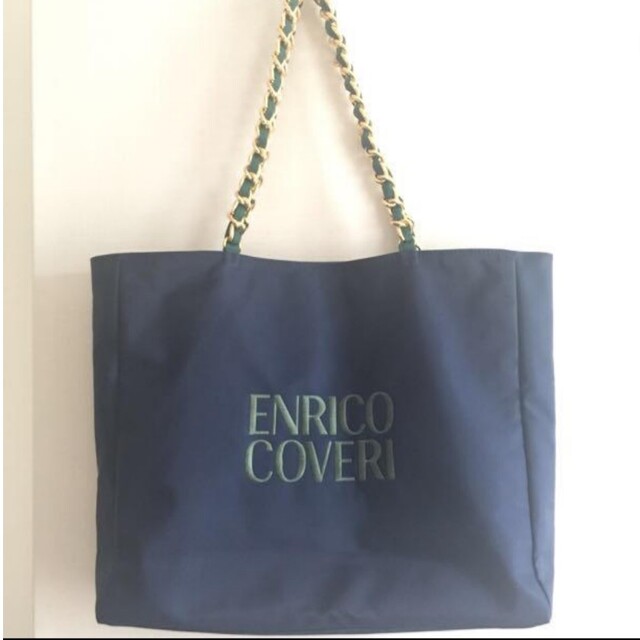 ENRICO COVERI(エンリココベリ)の未使用保管品 ENRICO COVERI エンリココベリ チェーントート^^☆ レディースのバッグ(トートバッグ)の商品写真