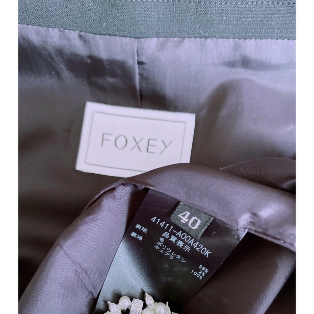 FOXEY(フォクシー)のFOXEY 2021年Lady Tailoredワンピース40 極美品　Rene レディースのワンピース(ひざ丈ワンピース)の商品写真