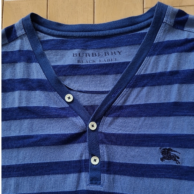 BURBERRY BLACK LABEL(バーバリーブラックレーベル)の送料込🌟BURBERRY blacklabel🌟Tシャツ👕🌟ボーダー メンズのトップス(Tシャツ/カットソー(半袖/袖なし))の商品写真