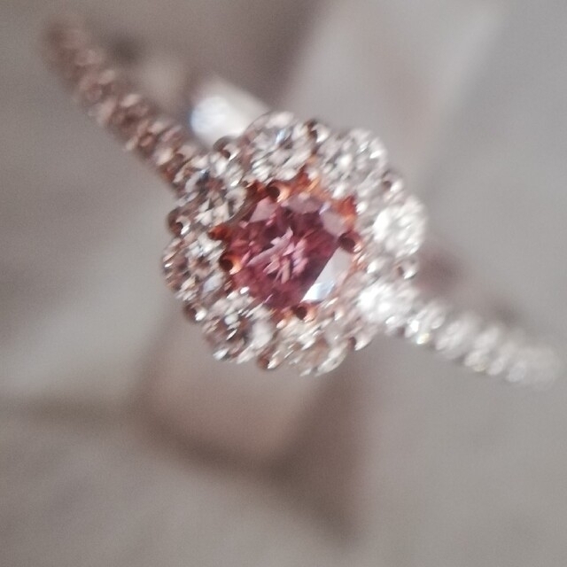 値下げ不可　ピンクダイヤ レディースのアクセサリー(リング(指輪))の商品写真