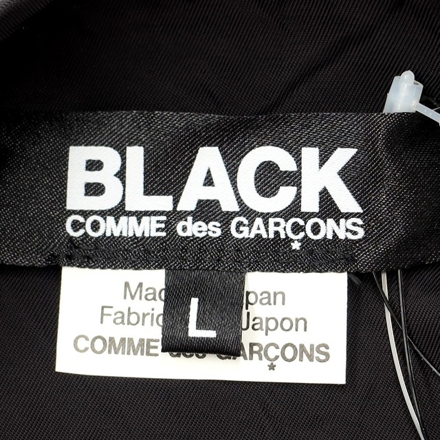 【未使用】ブラックコムデギャルソン BLACK COMME des GARCONS 製品洗い キュプラ 背刺繍 ベスト【サイズL】【メンズ】