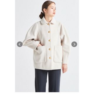 yoriラウンドカラーショートコート【新品未使用】の通販 by おもち's