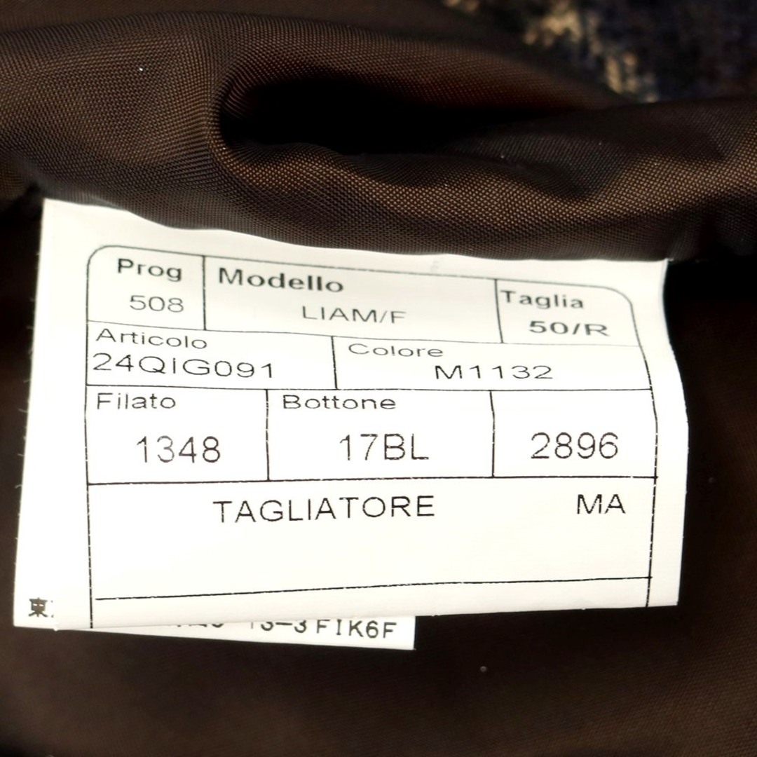 TAGLIATORE(タリアトーレ)の【中古】タリアトーレ TAGLIATORE ウール チェック ダブルジレベスト【サイズ50】【メンズ】 メンズのトップス(ベスト)の商品写真