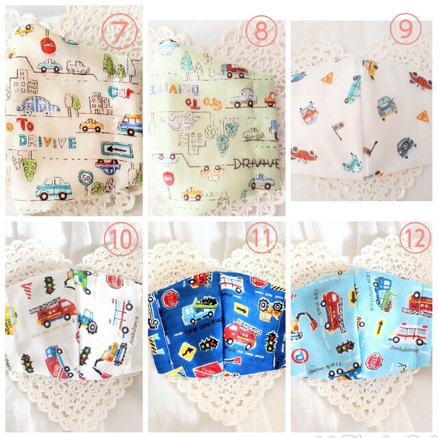 シルバー金具 オーダー承ります♪立体mask子供 女の子♡ 幼児2歳から