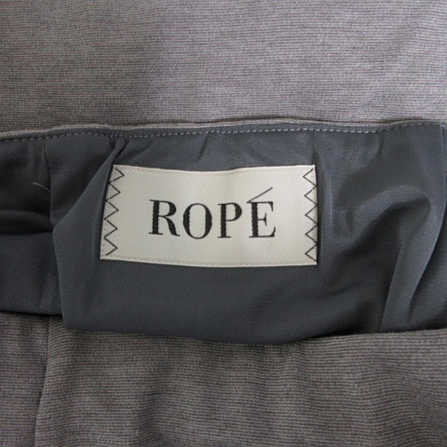 ROPE’(ロペ)のロペ ROPE スカート 膝丈 タイト レーヨン ストレッチ 36 グレー  レディースのスカート(ひざ丈スカート)の商品写真