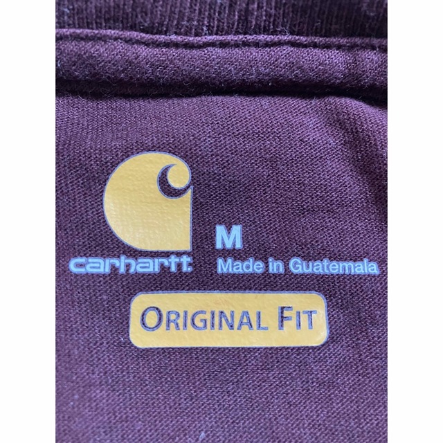 carhartt(カーハート)のカーハート ワークブランド バーガンディー ポケT ポケットTシャツ メンズのトップス(Tシャツ/カットソー(半袖/袖なし))の商品写真