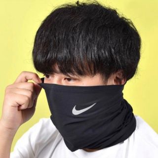 ナイキ(NIKE)の新品未開封ナイキNIKE ネックウォーマー ランニング ラップ ブラックスポーツ(ネックウォーマー)