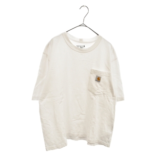 カーハート(carhartt)のCARHARTT カーハート FRONT LOGO POCKET S/S TEE 胸ポケット 刺繍ロゴ 半袖Tシャツ カットソー ホワイト(Tシャツ/カットソー(半袖/袖なし))