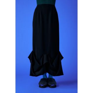 エンフォルド(ENFOLD)の【ゆき様売約済】ENFOLD （TACK DRAPE-HEME SKIRT）(ロングスカート)