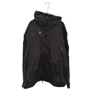 モンクレール(MONCLER)のMONCLER モンクレール 20SS PLUIES ラバーパッチナイロンマウンテンパーカー ブラック F10911A70400(マウンテンパーカー)