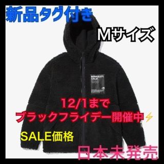 ザノースフェイス(THE NORTH FACE)の【新品タグ付き】ザノースフェイス フリース ボアパーカー Mサイズ 黒 ブラック(パーカー)