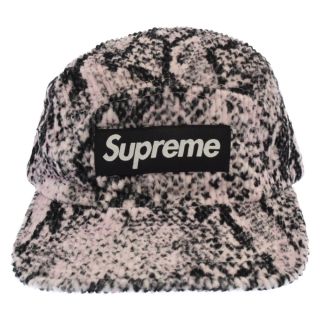 シュプリーム(Supreme)のSUPREME シュプリーム 20AW Snakeskin Corduroy Camp Cap スネークスキンコーデュロイキャンプキャップ ピンク(キャップ)