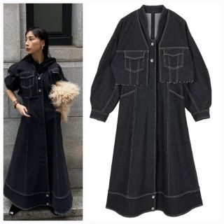 アメリヴィンテージ(Ameri VINTAGE)のAmeriVINTAGE新作完売品UND 3WAY DENIM DRESS(ロングワンピース/マキシワンピース)